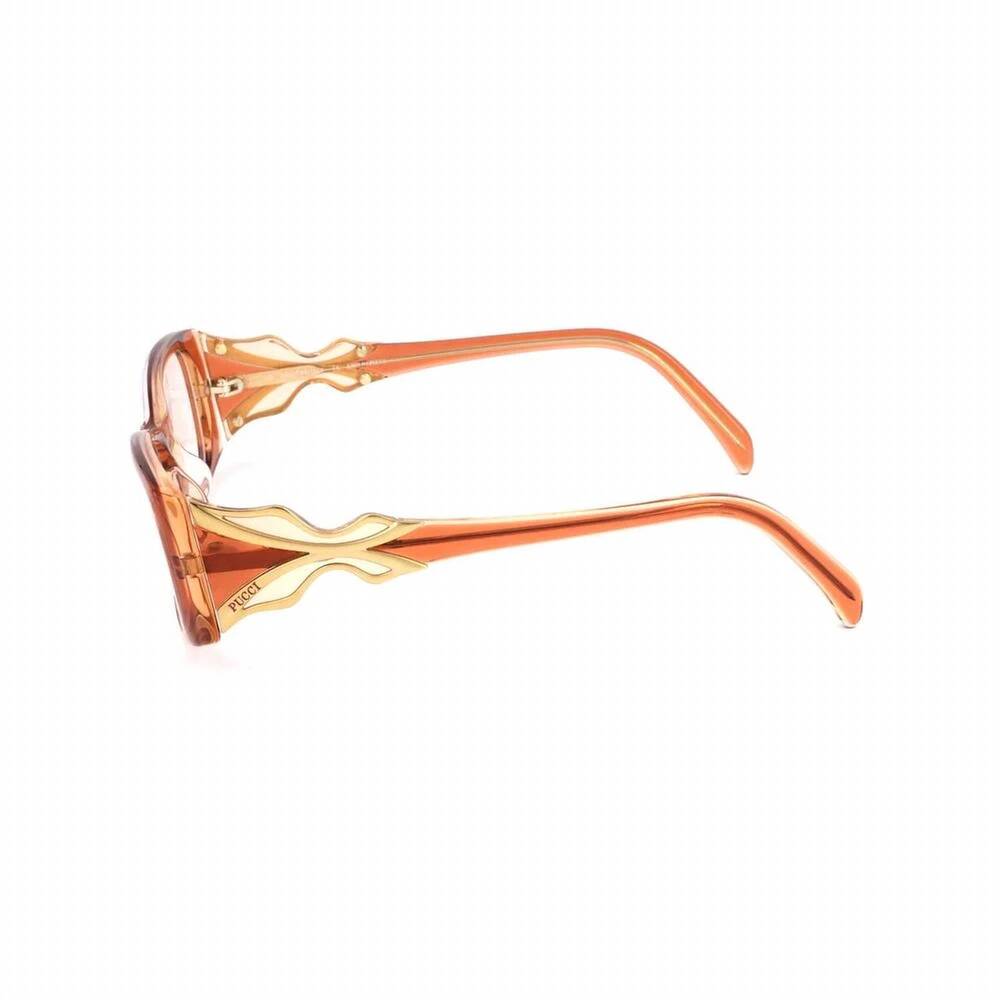NEW PUCCI women's rectangular optical frame in orange - Picture 3 of 3